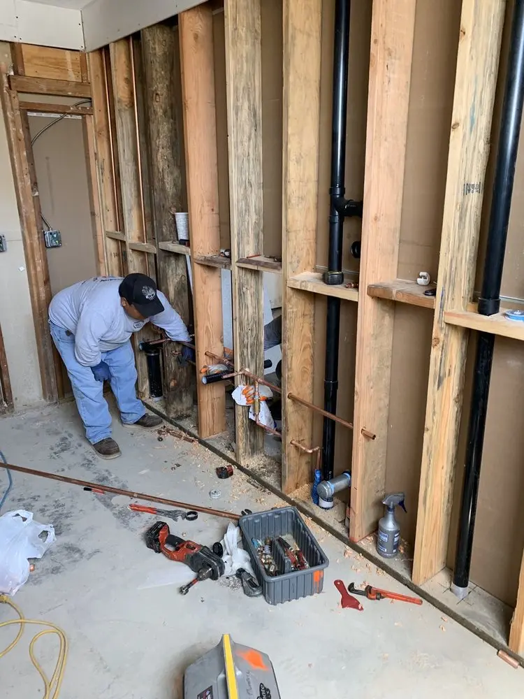 Commercial rough-in plumbing for Gas Line Repair in Country Creek